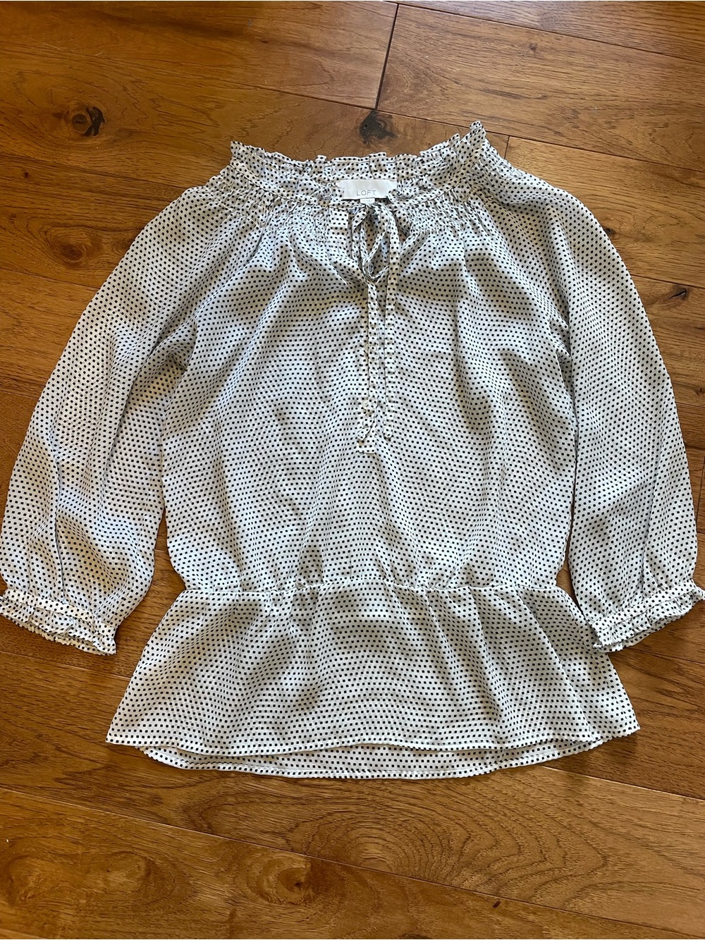 Loft Polka Dot Blouse